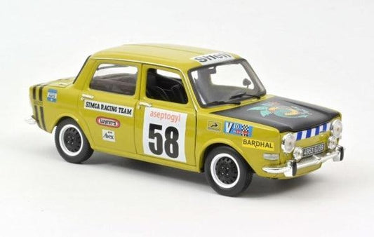 Norev Simca 1000 Rallye 2 SRT 58 1973 Acide Green 1:18 Modell - Artexio