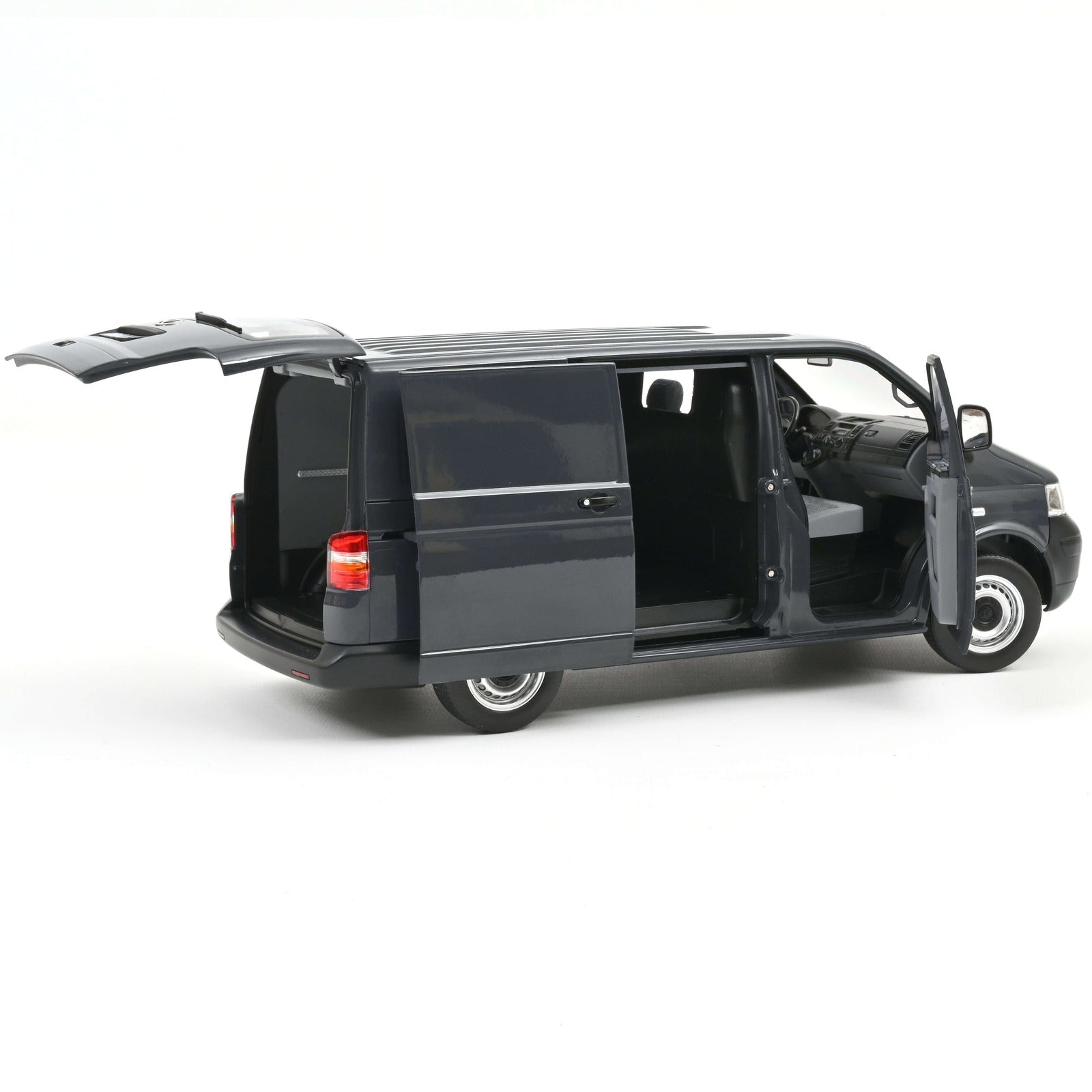 Norev VW Transporter 2003 Anthracite Grey 1:18 Modell