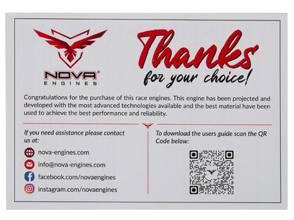 Nova Engines X3B Nitro Off-Road .21 Motor 3-Kanal DLC mit Keramik Lagern