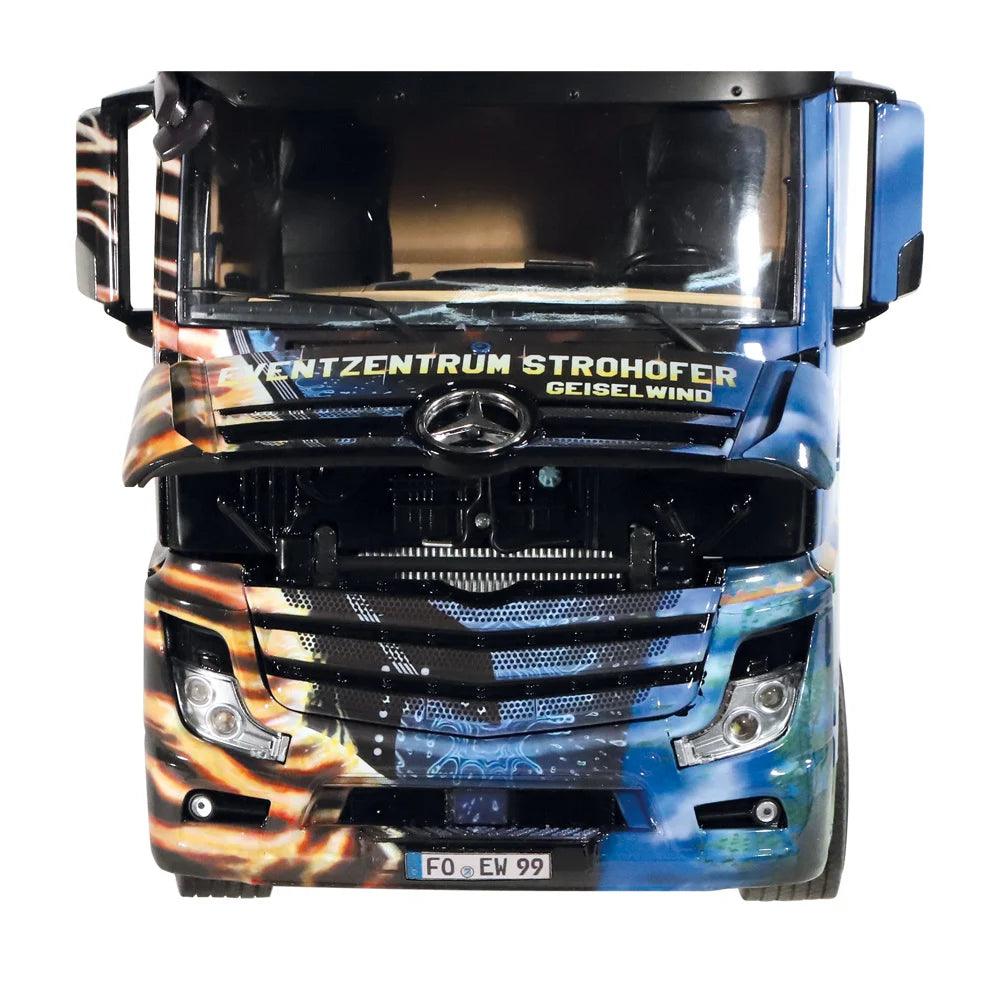 NZG Mercedes - Benz Actros 4x2 GigaSpace Truck Strohofer 1:18 Modell - Artexio