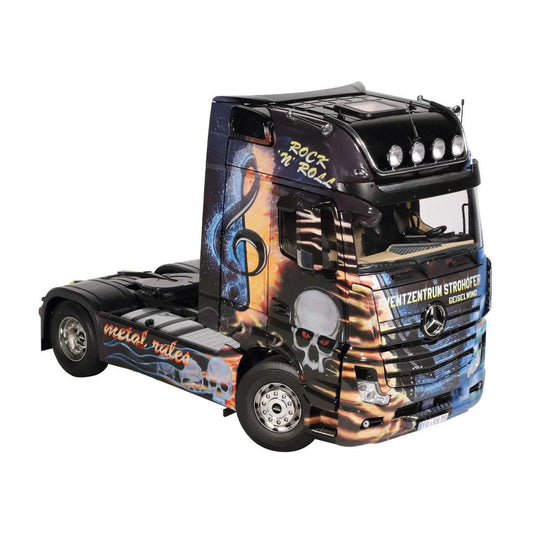 NZG Mercedes - Benz Actros 4x2 GigaSpace Truck Strohofer 1:18 Modell - Artexio