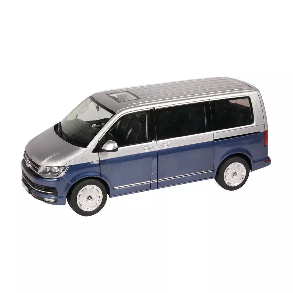 NZG Volkswagen T6 Multivan Generation Six - Blue/Silver 1:18 Modell - Artexio