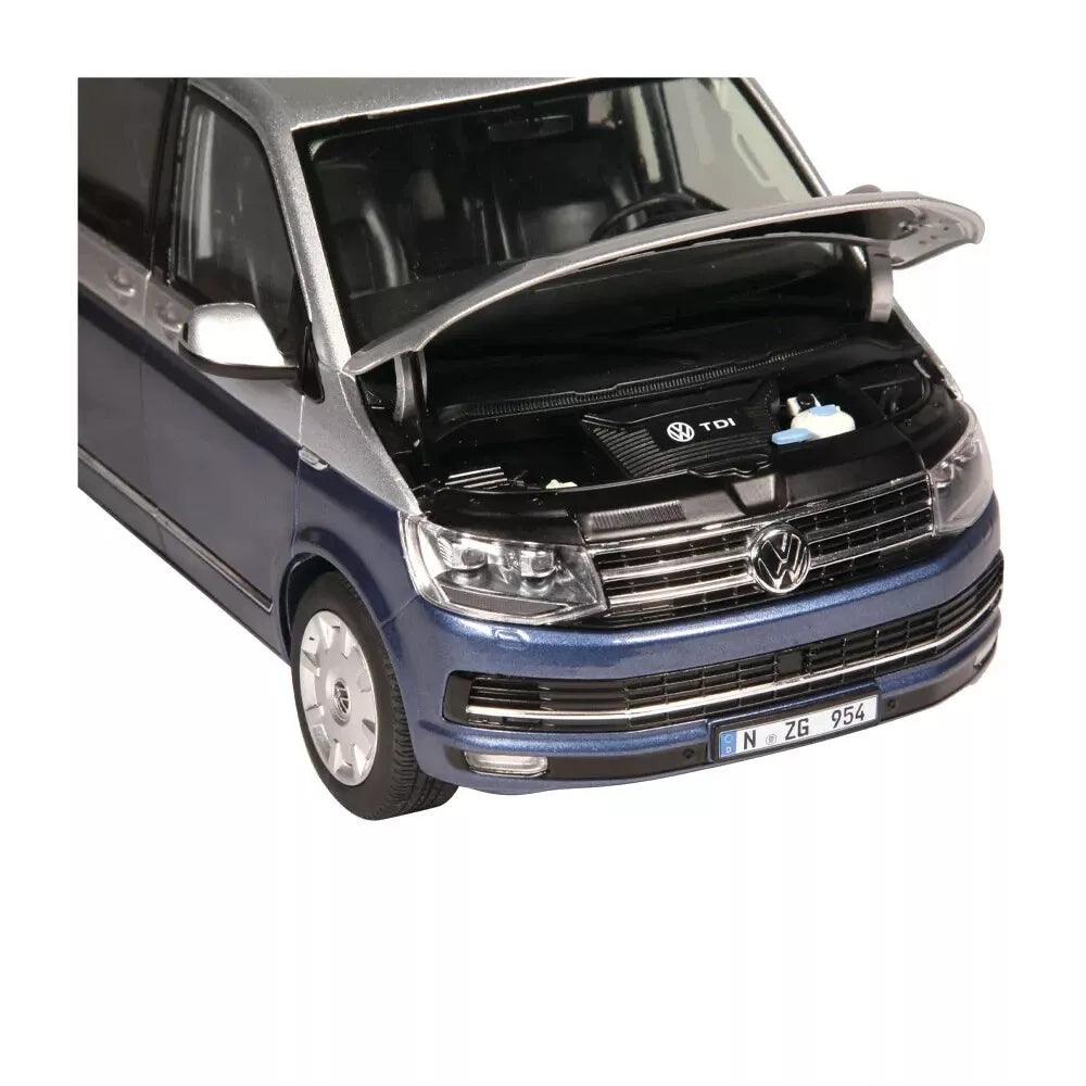 NZG Volkswagen T6 Multivan Generation Six - Blue/Silver 1:18 Modell - Artexio