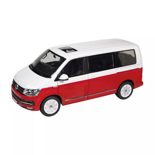 NZG Volkswagen T6 Multivan Generation Six - Red/White 1:18 Modell - Artexio