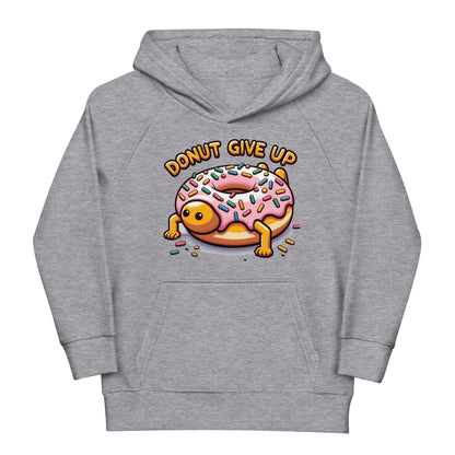 Öko Kapuzenpullover für Kinder "Donut give up" - Artexio