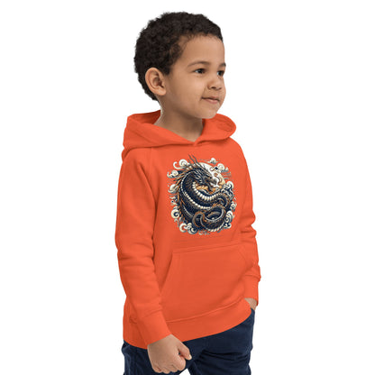 Öko Kapuzenpullover für Kinder "Drache" - Artexio