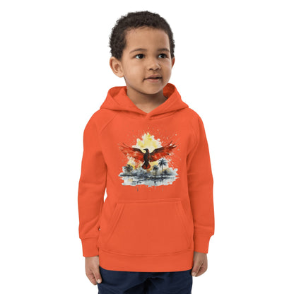 Öko Kapuzenpullover für Kinder "Firebird" - Artexio