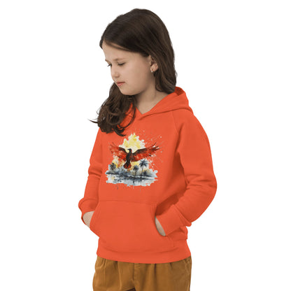 Öko Kapuzenpullover für Kinder "Firebird" - Artexio