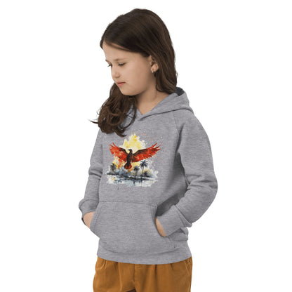 Öko Kapuzenpullover für Kinder "Firebird" - Artexio