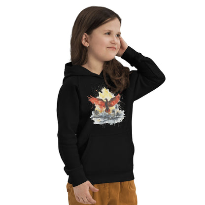 Öko Kapuzenpullover für Kinder "Firebird" - Artexio