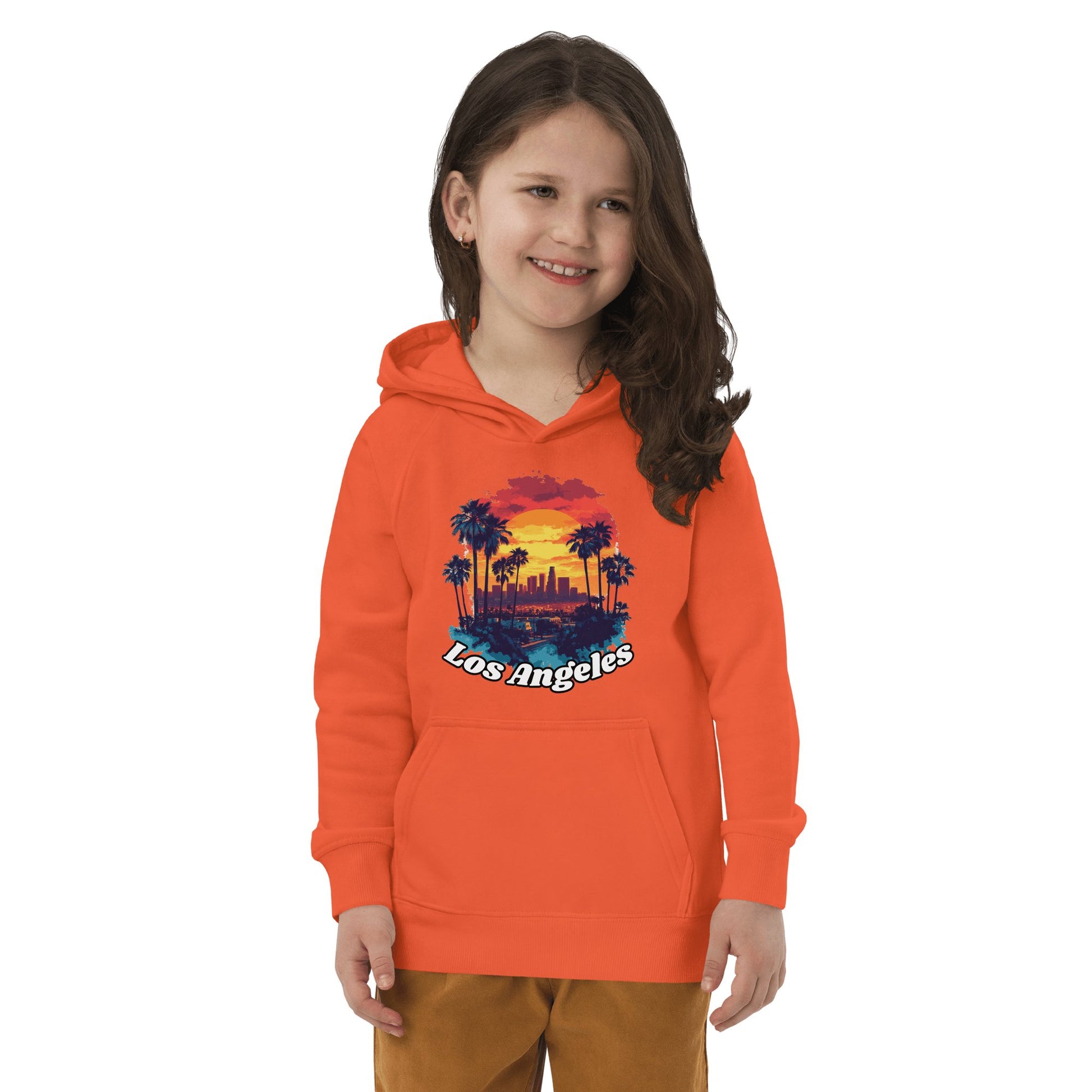 Öko Kapuzenpullover für Kinder "Los Angeles" - Artexio