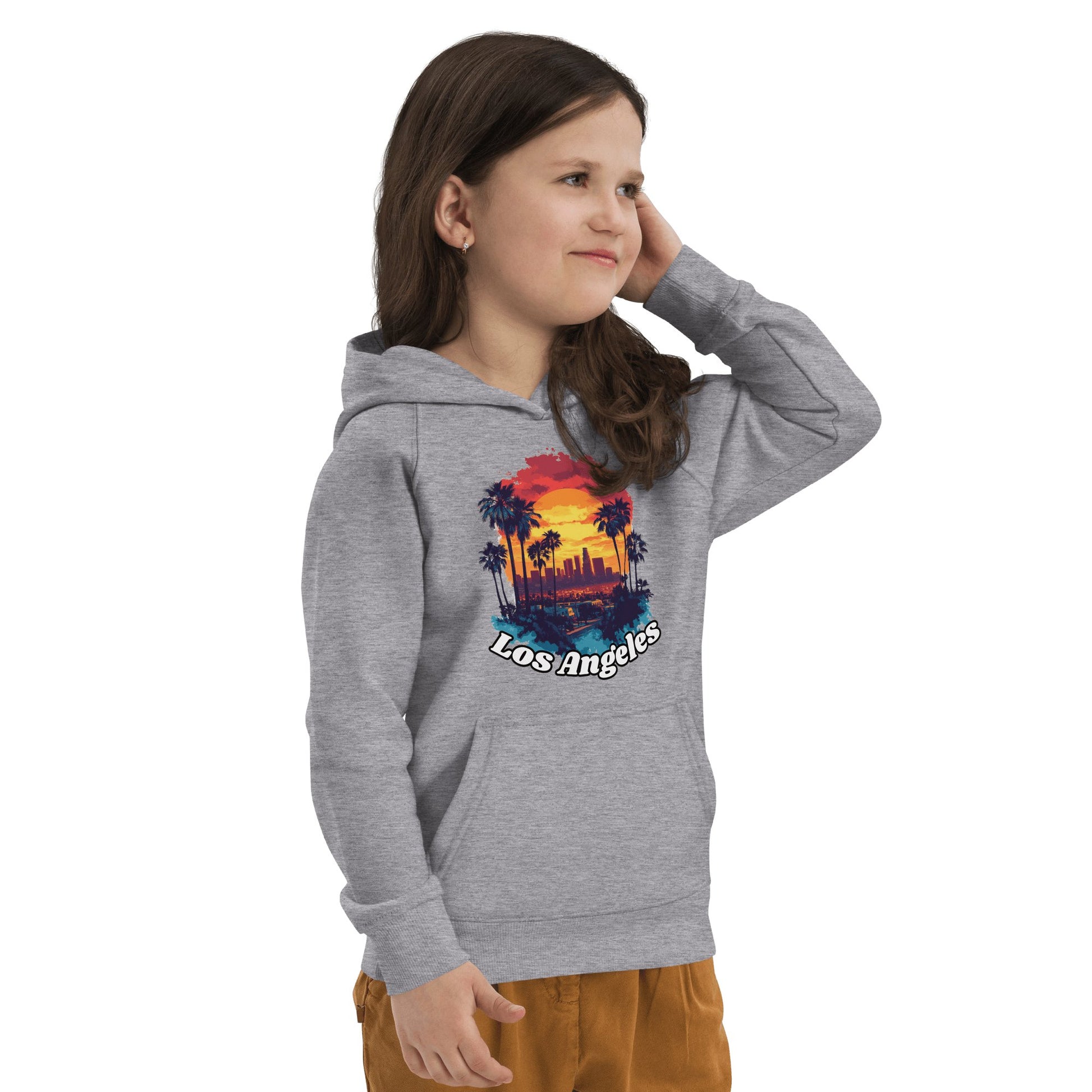 Öko Kapuzenpullover für Kinder "Los Angeles" - Artexio