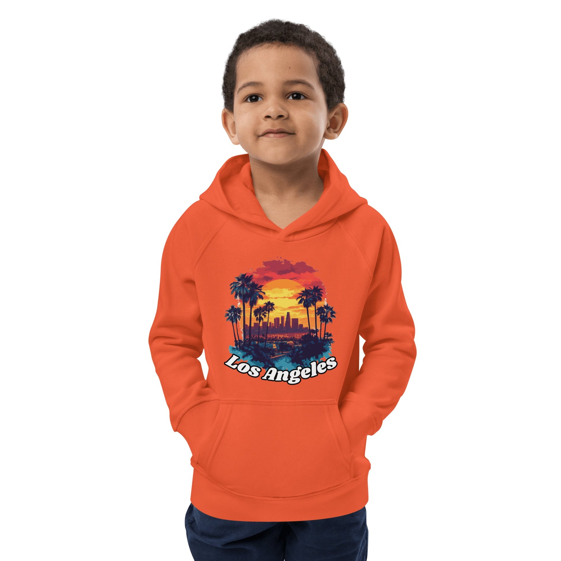 Öko Kapuzenpullover für Kinder "Los Angeles" - Artexio