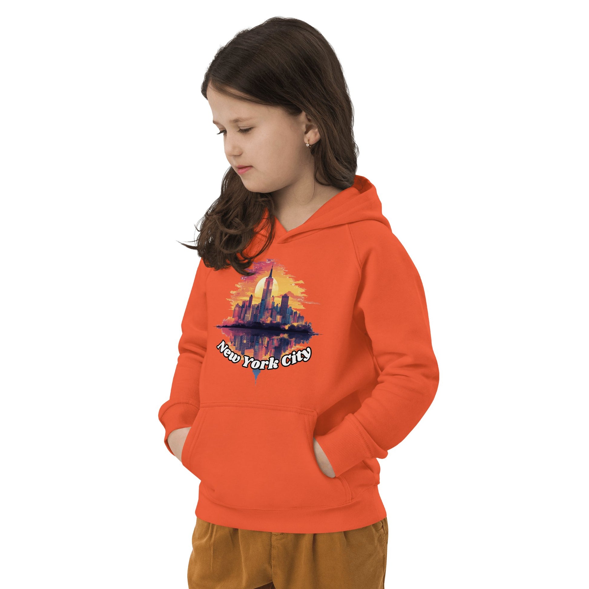 Öko Kapuzenpullover für Kinder "New York City" - Artexio