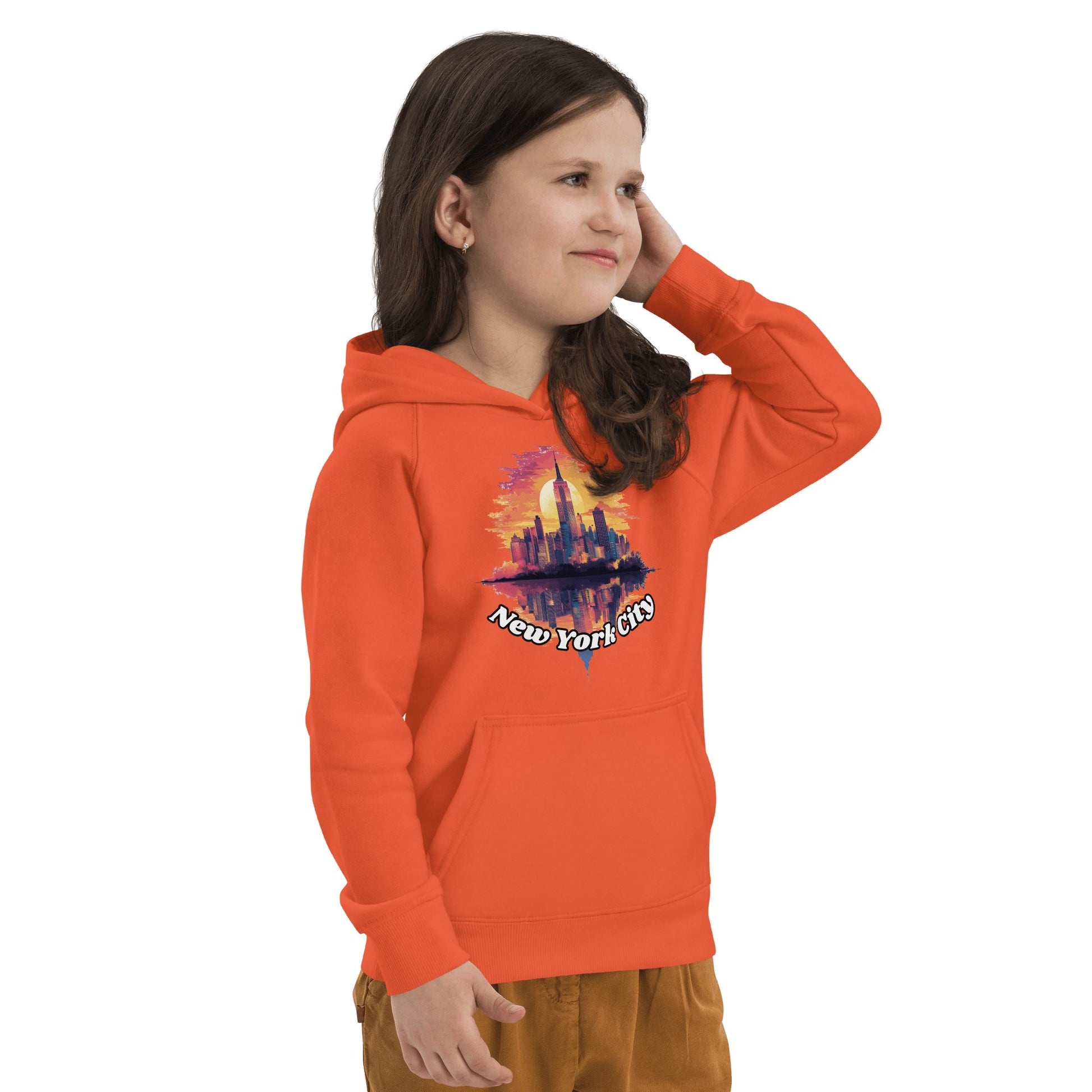 Öko Kapuzenpullover für Kinder "New York City" - Artexio