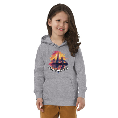 Öko Kapuzenpullover für Kinder "New York City" - Artexio