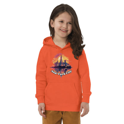 Öko Kapuzenpullover für Kinder "New York City" - Artexio