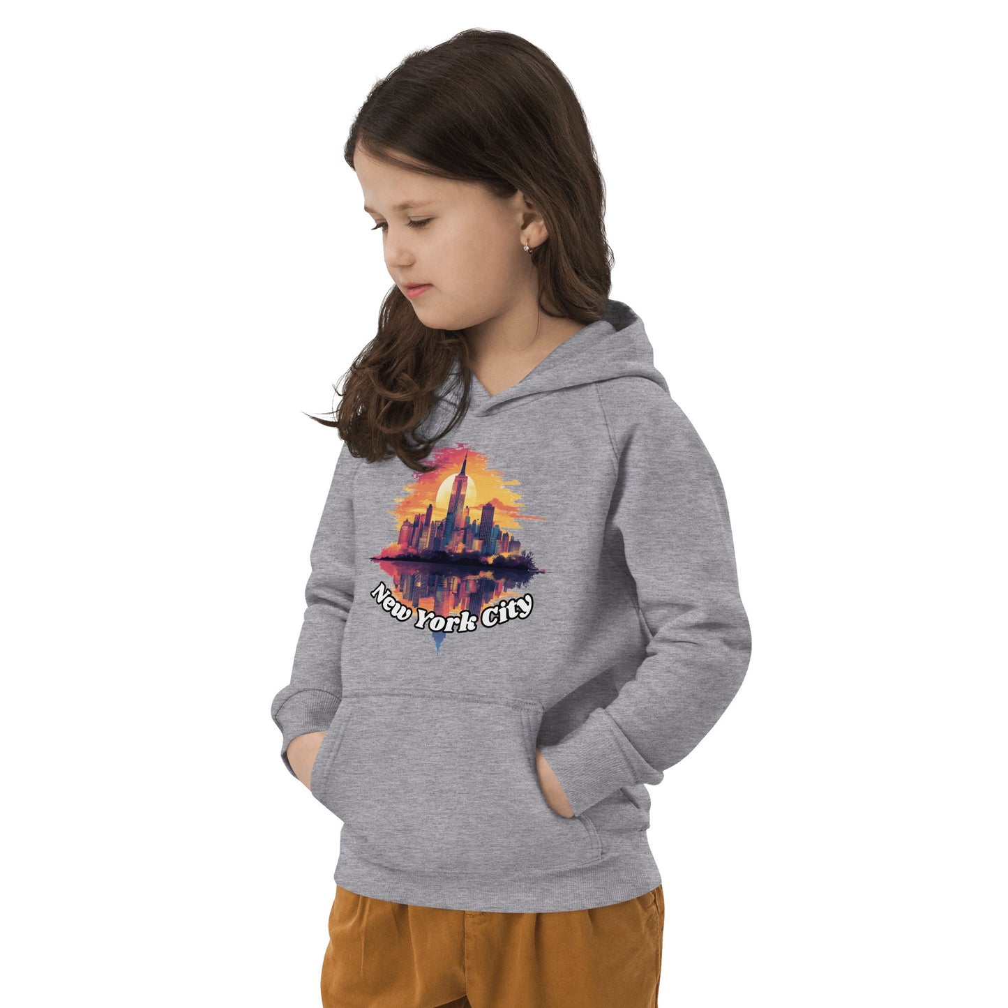 Öko Kapuzenpullover für Kinder "New York City" - Artexio