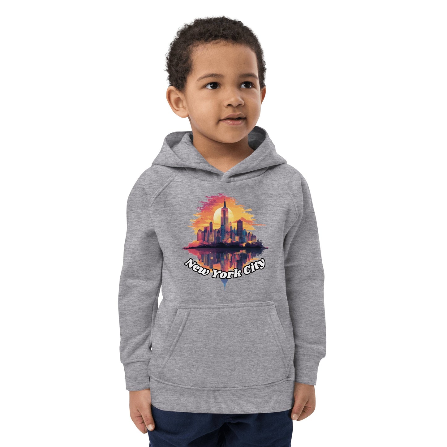 Öko Kapuzenpullover für Kinder "New York City" - Artexio