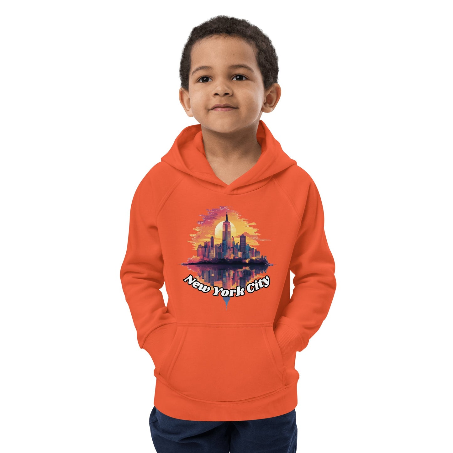 Öko Kapuzenpullover für Kinder "New York City" - Artexio