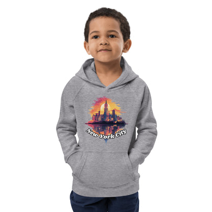 Öko Kapuzenpullover für Kinder "New York City" - Artexio