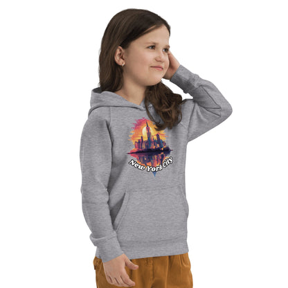 Öko Kapuzenpullover für Kinder "New York City" - Artexio