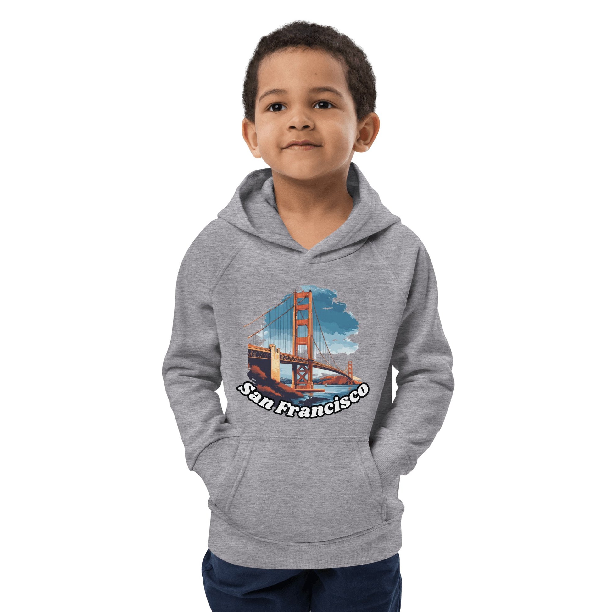 Öko Kapuzenpullover für Kinder "San Francisco" - Artexio