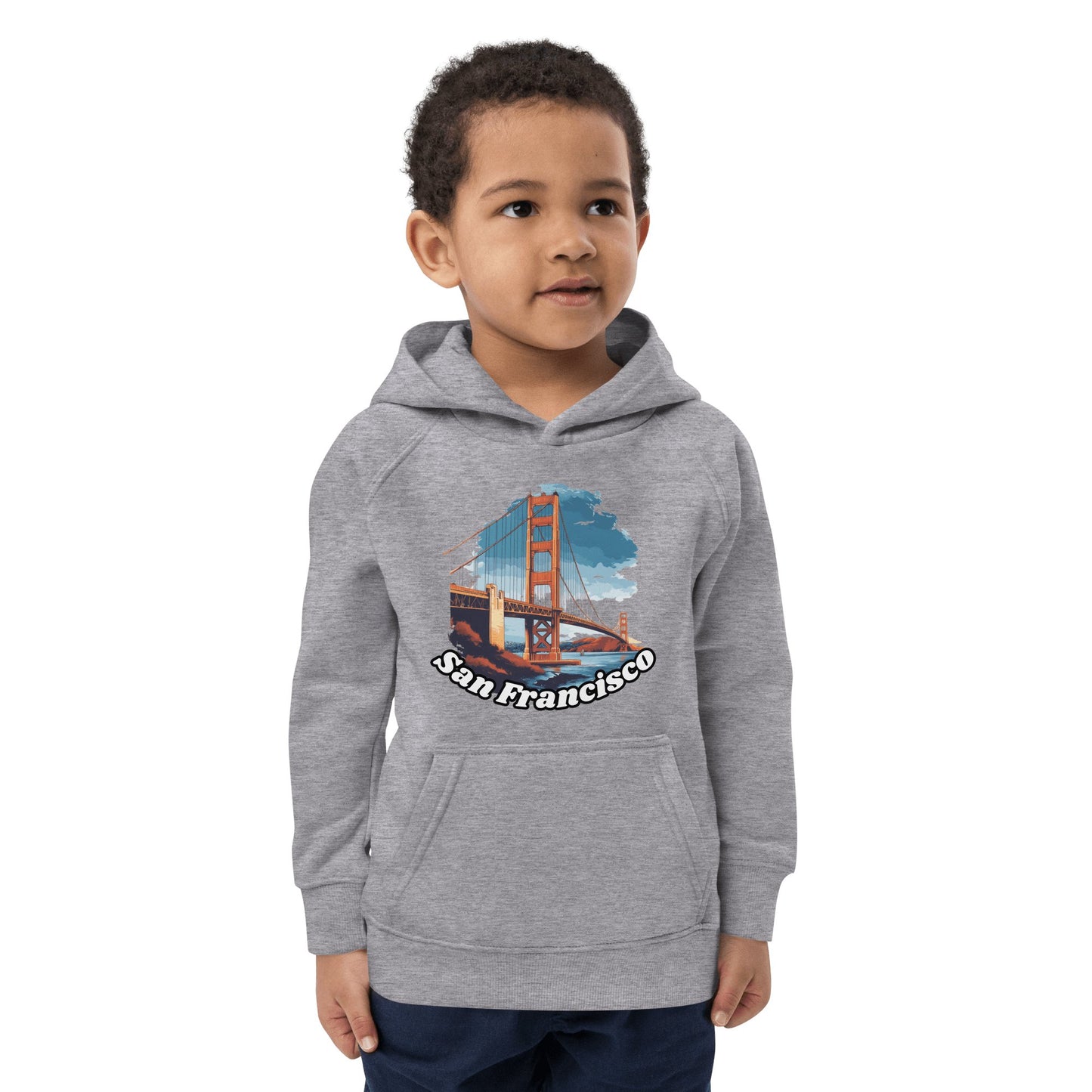 Öko Kapuzenpullover für Kinder "San Francisco" - Artexio