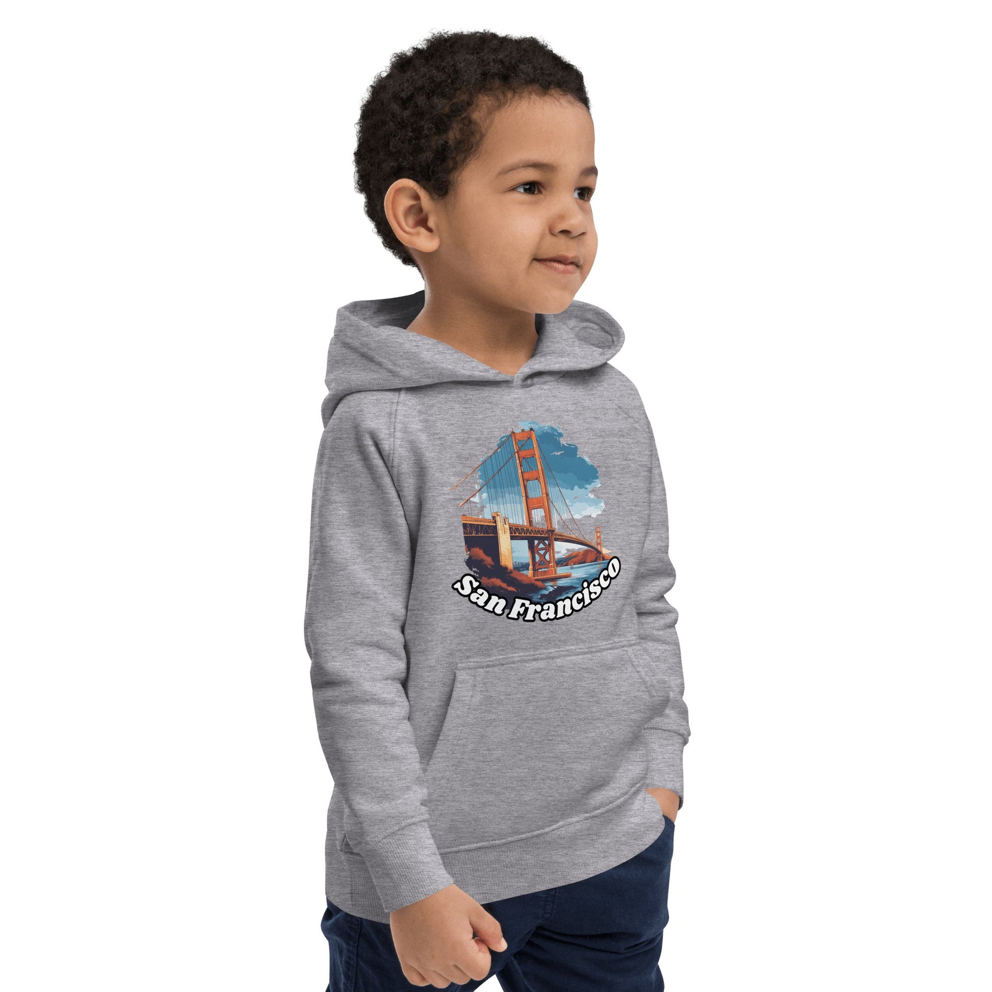 Öko Kapuzenpullover für Kinder "San Francisco" - Artexio