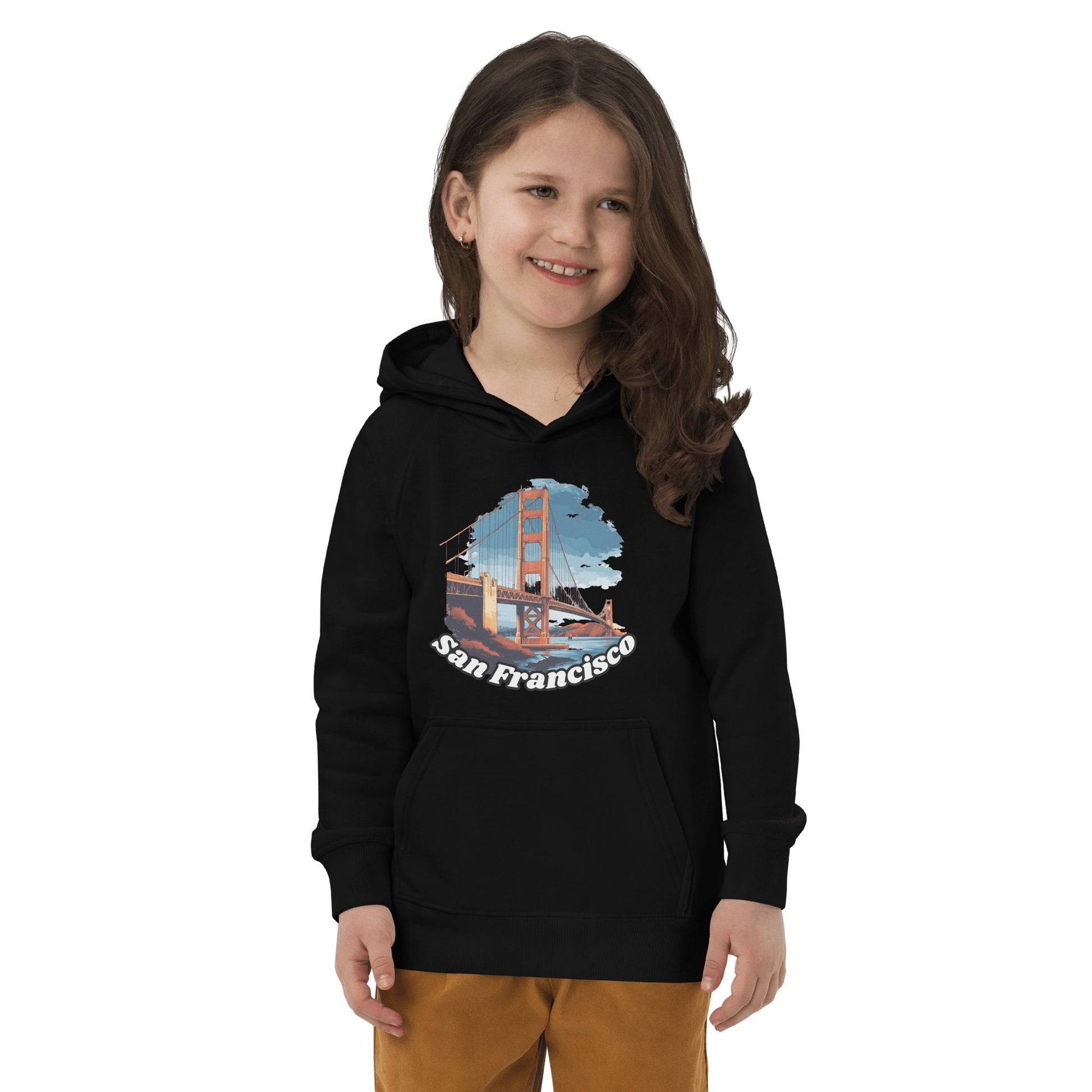 Öko Kapuzenpullover für Kinder "San Francisco" - Artexio