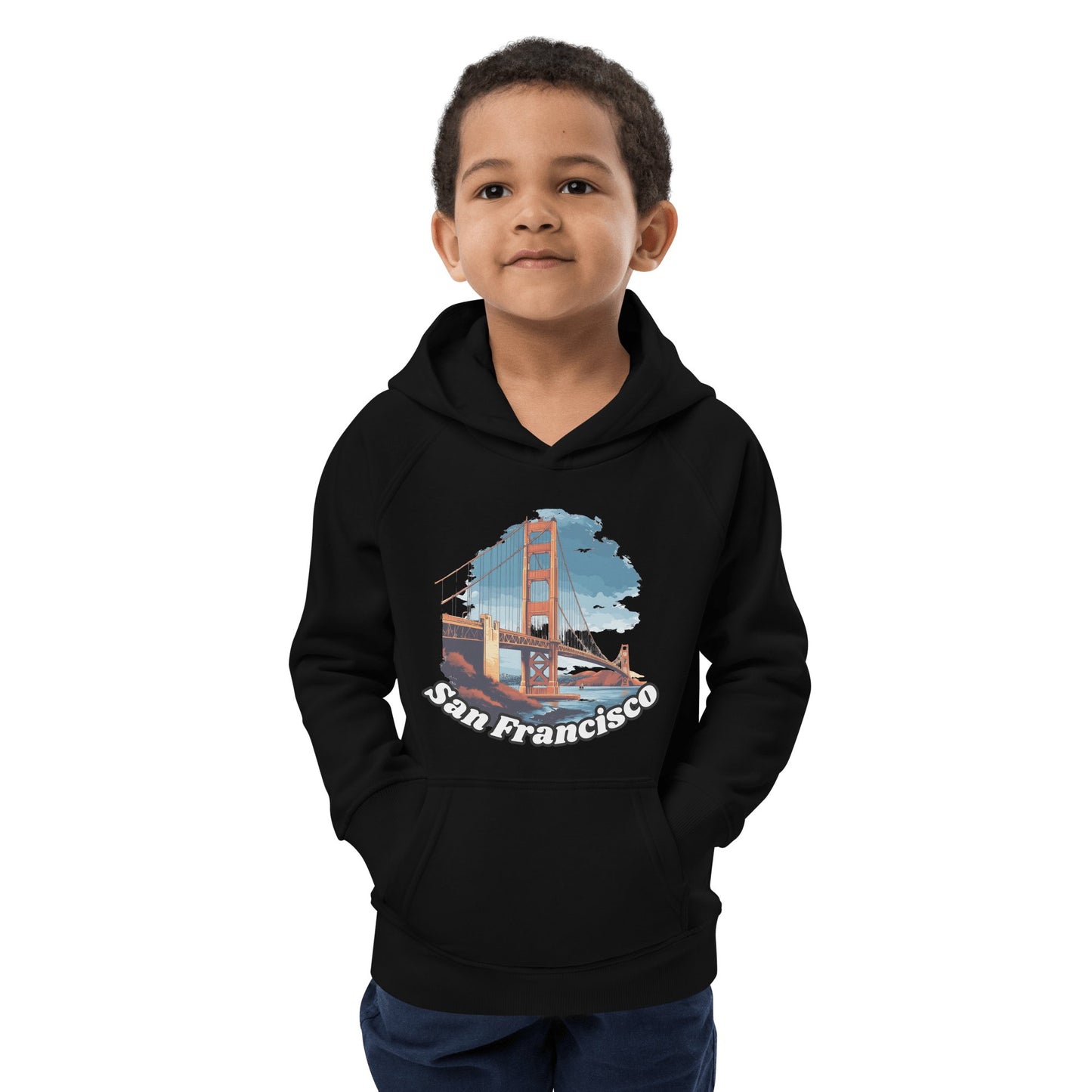 Öko Kapuzenpullover für Kinder "San Francisco" - Artexio