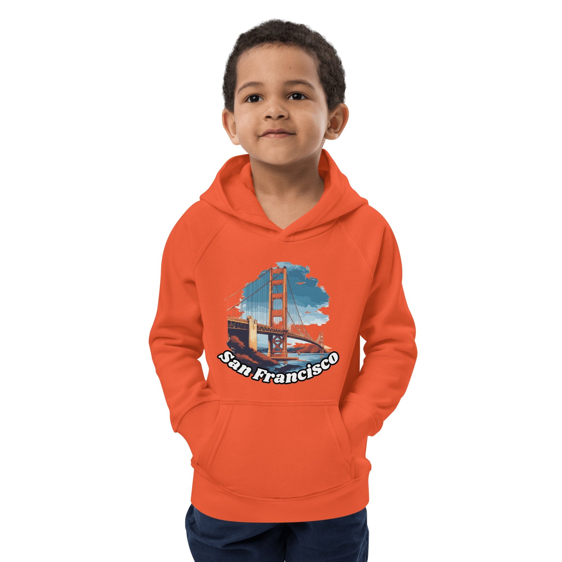 Öko Kapuzenpullover für Kinder "San Francisco" - Artexio