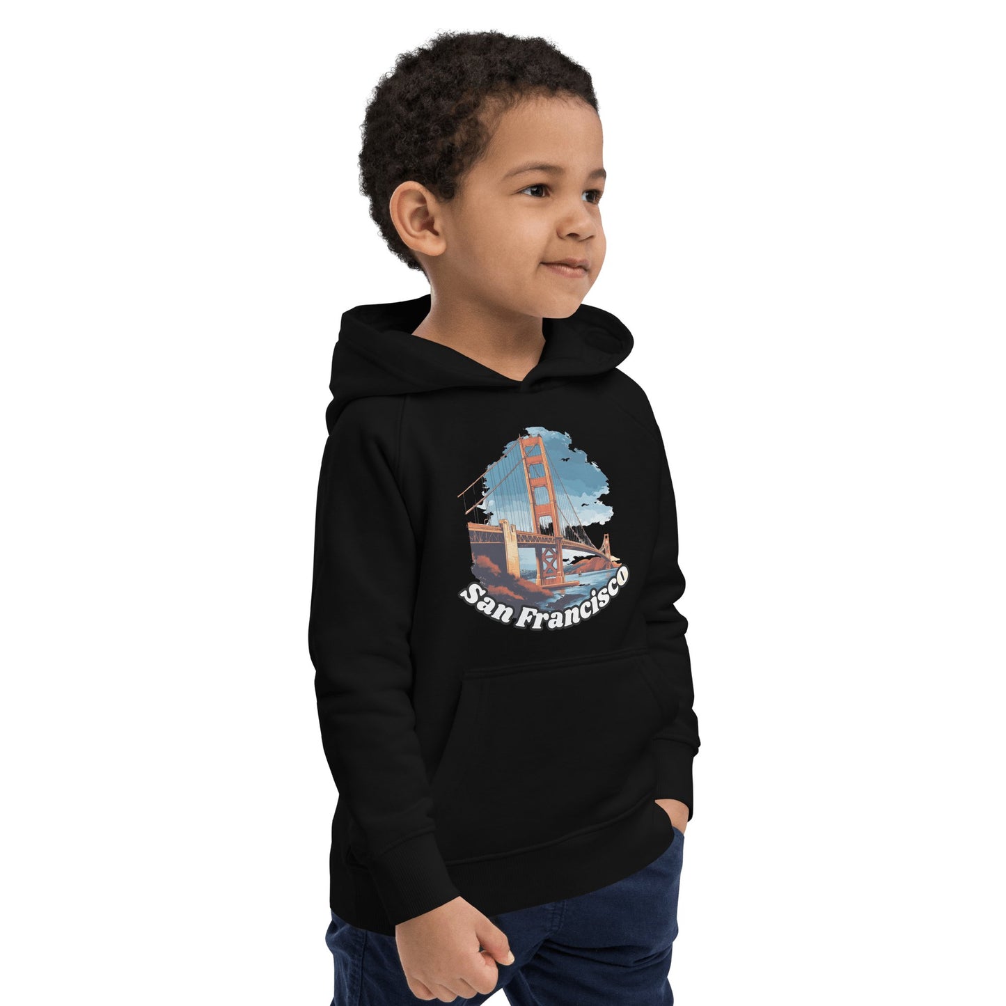 Öko Kapuzenpullover für Kinder "San Francisco" - Artexio