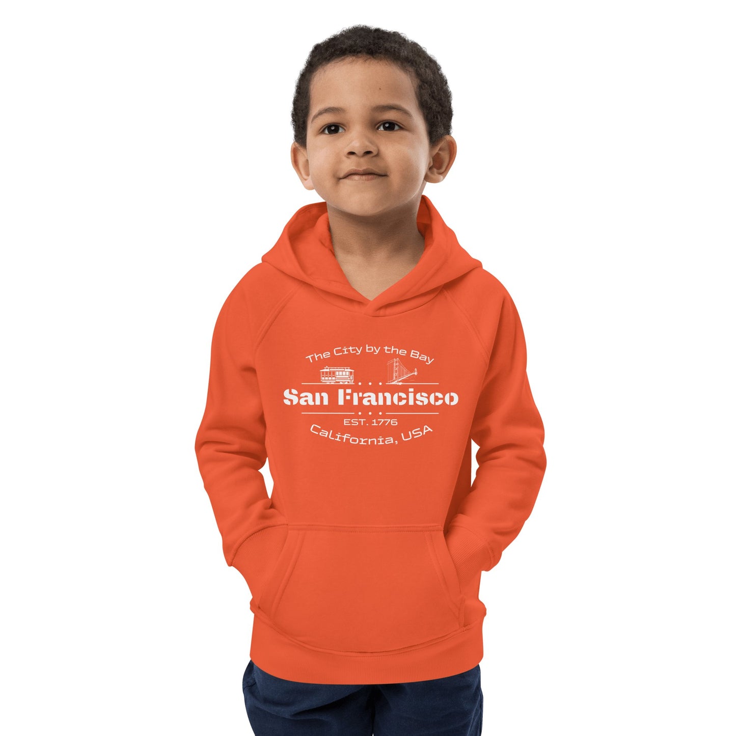 Öko Kapuzenpullover für Kinder "San Francisco" - Artexio