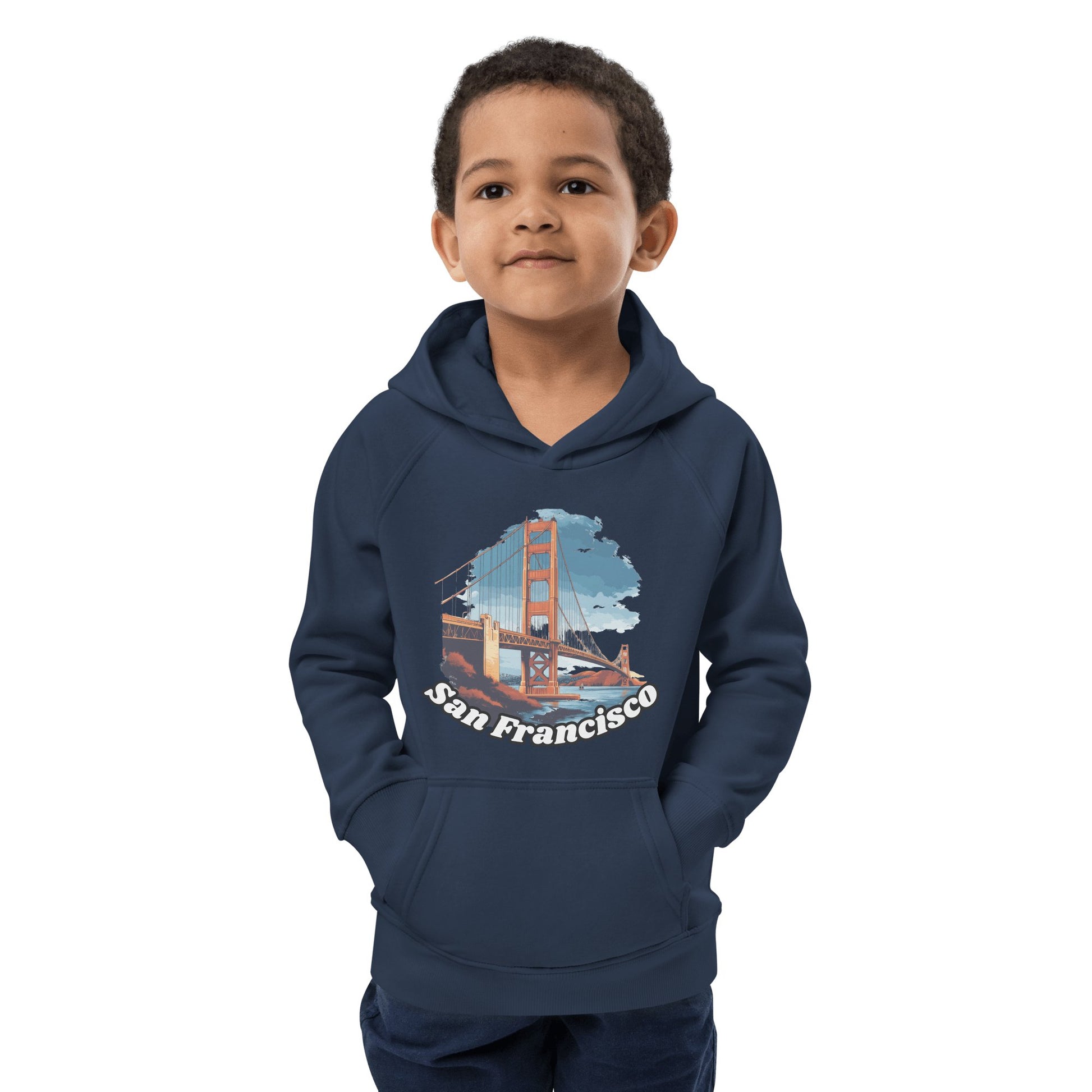 Öko Kapuzenpullover für Kinder "San Francisco" - Artexio