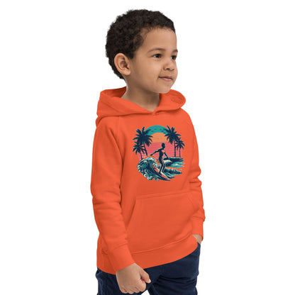 Öko Kapuzenpullover für Kinder "Surfing" - Artexio