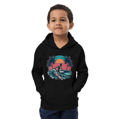 Öko Kapuzenpullover für Kinder "Surfing" - Artexio