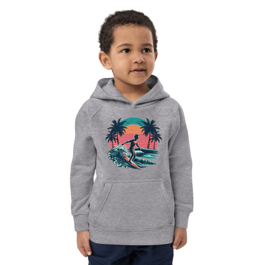 Öko Kapuzenpullover für Kinder "Surfing" - Artexio