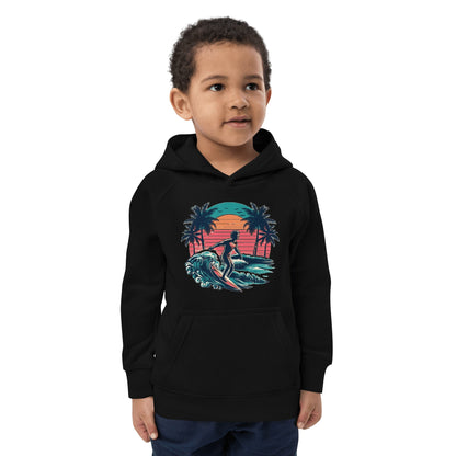 Öko Kapuzenpullover für Kinder "Surfing" - Artexio