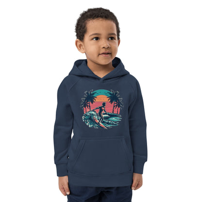 Öko Kapuzenpullover für Kinder "Surfing" - Artexio