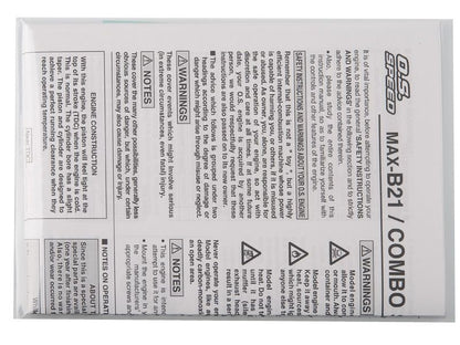 OS MAX B21 Nitro Off-Road Motor als T2090SC Combo