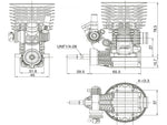 OS Speed ​​B2105 Nitro off-road engine as TB02 EFRA2089/MB01-75 Race Combo