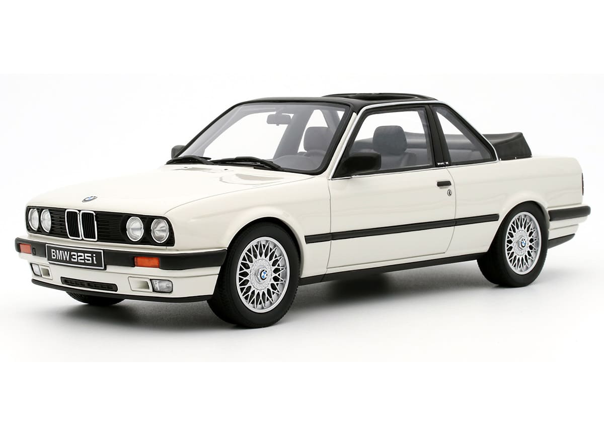 Otto-Models BMW 325i E30 TC2 BAUR Cabrio 1988 Alpine white 1:18 Modell