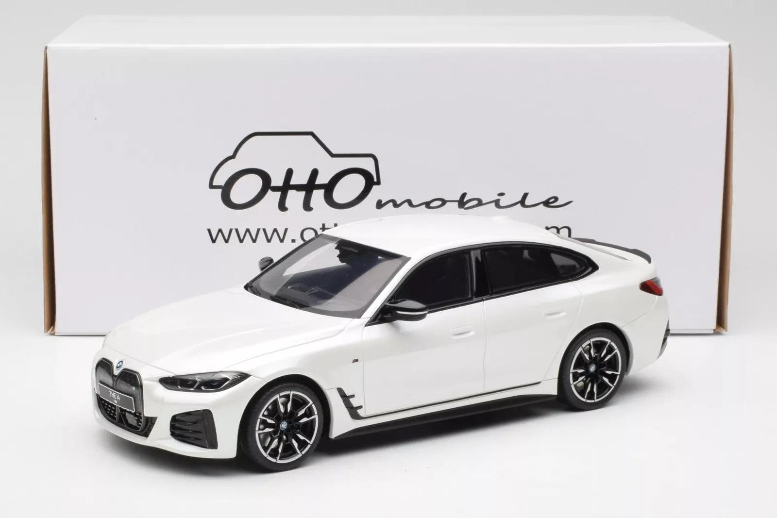 Otto - Models BMW I4 M50 Mineral 2021 - White Metallic 2021 1:18 Modell - Artexio