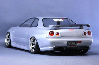 PandoraRC NISSAN SKYLINE BNR34 GT - R 1/10 Karosserie (PAB - 3131) - Artexio