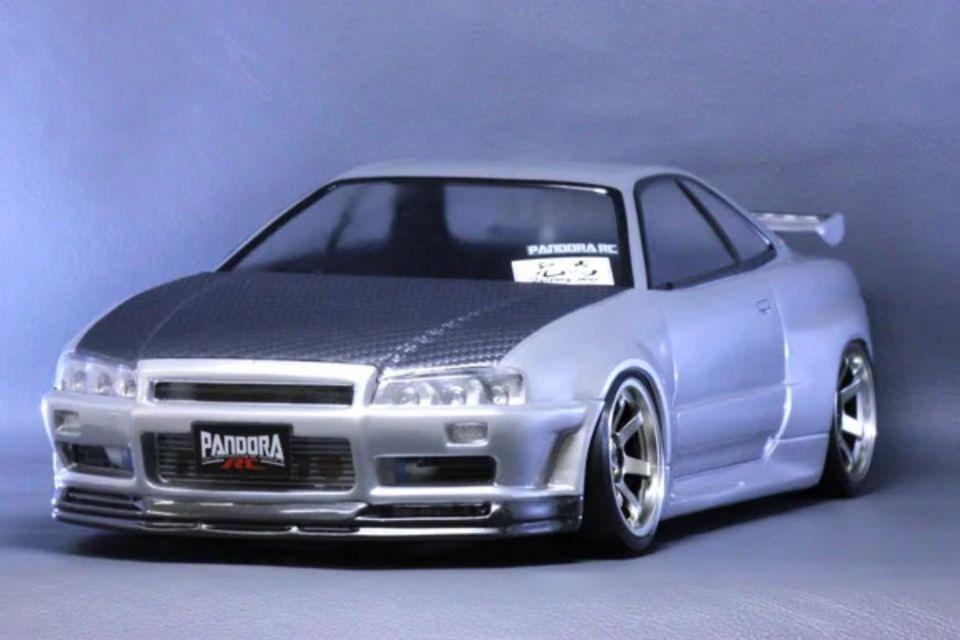 PandoraRC NISSAN SKYLINE BNR34 GT - R 1/10 Karosserie (PAB - 3131) - Artexio