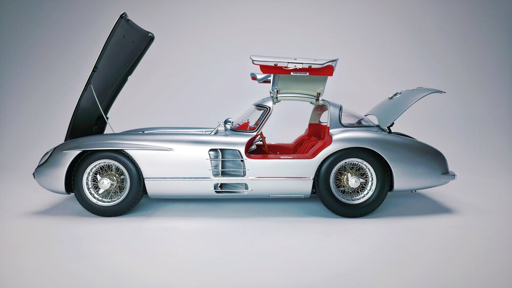 Pocher Mercedes - Benz 300 SLR Uhlenhaut Coupe (red interior) (Bausatz/KIT) 1:8 Modell