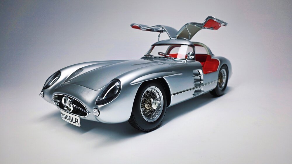 Pocher Mercedes - Benz 300 SLR Uhlenhaut Coupe (red interior) (Bausatz/KIT) 1:8 Modell