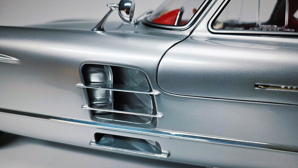 Pocher Mercedes - Benz 300 SLR Uhlenhaut Coupe (red interior) (Bausatz/KIT) 1:8 Modell