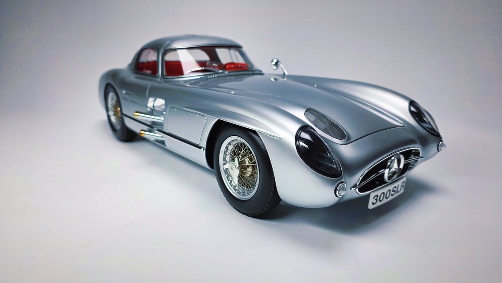Pocher Mercedes - Benz 300 SLR Uhlenhaut Coupe (red interior) (Bausatz/KIT) 1:8 Modell